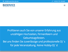 Tablet Screenshot of muenchen-dj.com